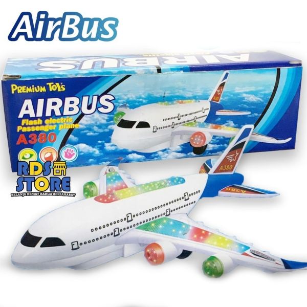 Interactive toy airplane light effects and sound effects